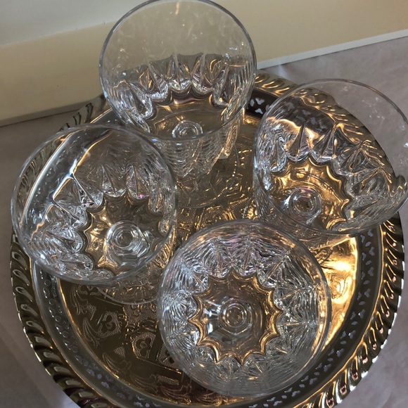 Crystal Stemware Glasses 4oz EUC - Picture 4 of 15
